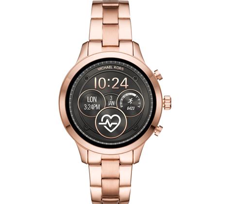 michael kors runway smartwatch waterproof|rose gold mk smart watch.